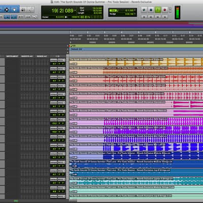 The Synth Sounds Of I Feel Love By Donna Summer - Pro Tools Session - Reverb Exclusive image 2