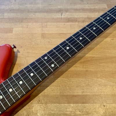 Fender Kurt Cobain Jag-Stang 2021 - Fiesta Red + Gigbag image 3