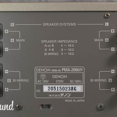 Denon PMA-2000 IV Integrated Amplifier in Very Good Condition image 12