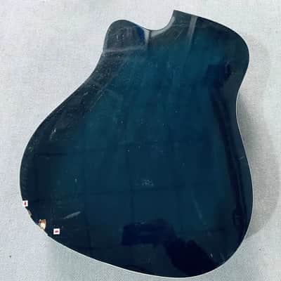 Blue Burst 41 Inch Acoustic Guitar Spruce Top Body image 7