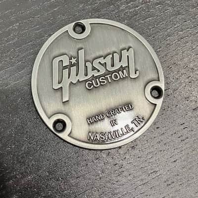 Gibson Custom Shop '59 Les Paul - Authentic New 2024 Medallion Toggle Switch Cover Back Plate Badge "Hand Crafted in Nashville"  R7 R8 R9 R0 Les Paul image 6