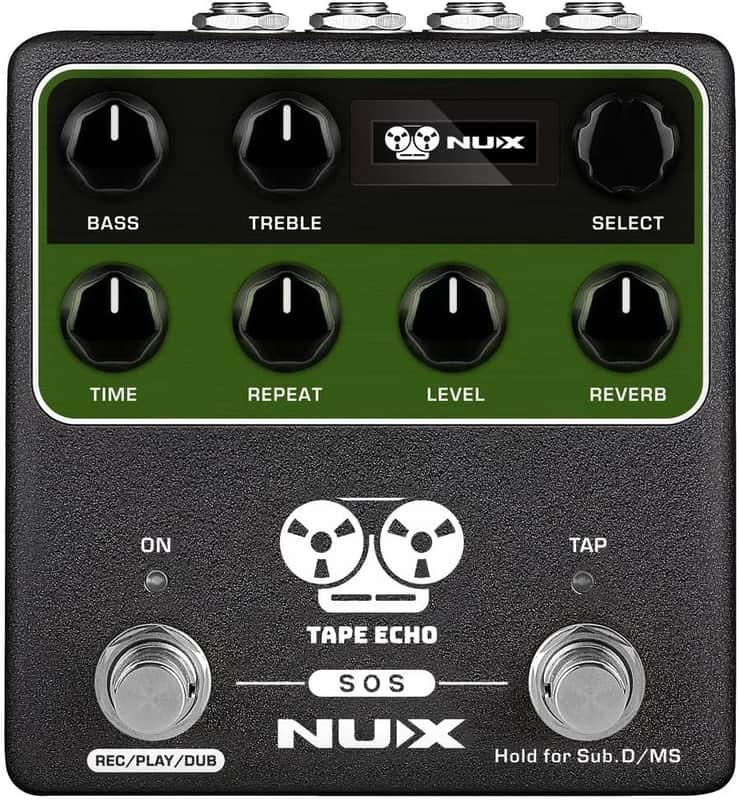 NUX NDD-7 Tape Echo Delay Effects Pedal, Up to 1600ms Stereo Delay Time image 1