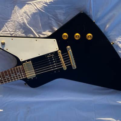 1976 Gibson Explorer Vintage Electric Guitar First Edition Black image 12