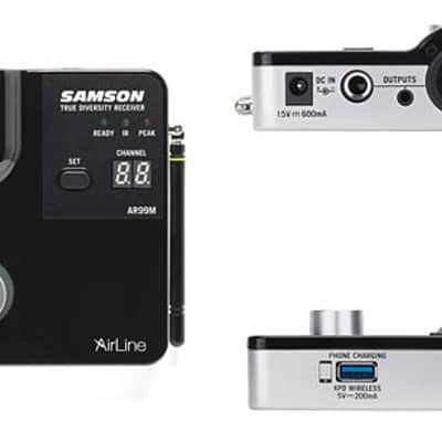 Samson AirLine 99m AH9 Fitness Headset System Micro UHF Wireless System – K-Band image 2