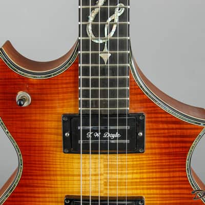 1998-2000 Harvey Leach Dragon, Mahogany/Maple/TW Doyle Pickups image 7