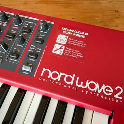 Nord Wave 2 61-Key 48-Voice Polyphonic Synthesizer 2013 - 2022 - Red image 7