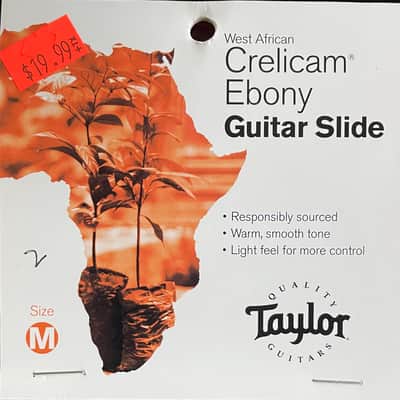 Taylor Wood Guitar Slide Ebony Medium image 2