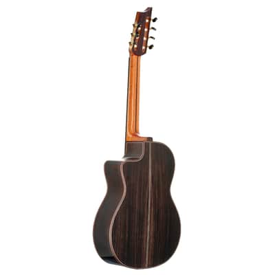 7-String Classical Nylon Guitar – Gayetana A77 | Full Scale 55mm Nut | Jazz / Latin / Extended Range - Spruce image 14