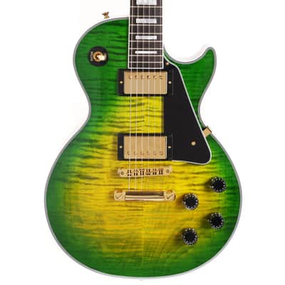 Gibson Custom Shop Les Paul Custom Iguana Burst Gloss Made 2 Measure 2025 Repaired image 15