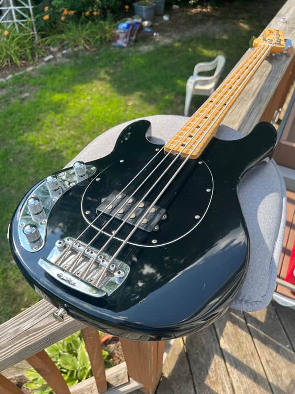 Ernie Ball Music Man Stingray - Left Handed, lefty, LH 2006 - Black image 1