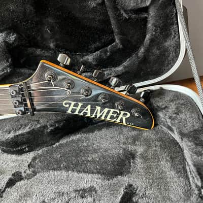 Hamer Californian Elite USA Flame Maple Ebony Boomerang image 4