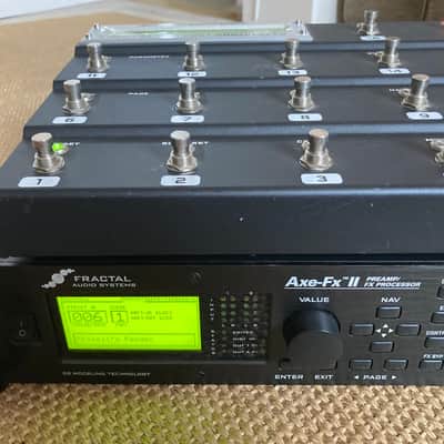 Fractal audio Axe FX 2 MK 1 and Fractal MFC 101 midi foot controller MK 1 image 2
