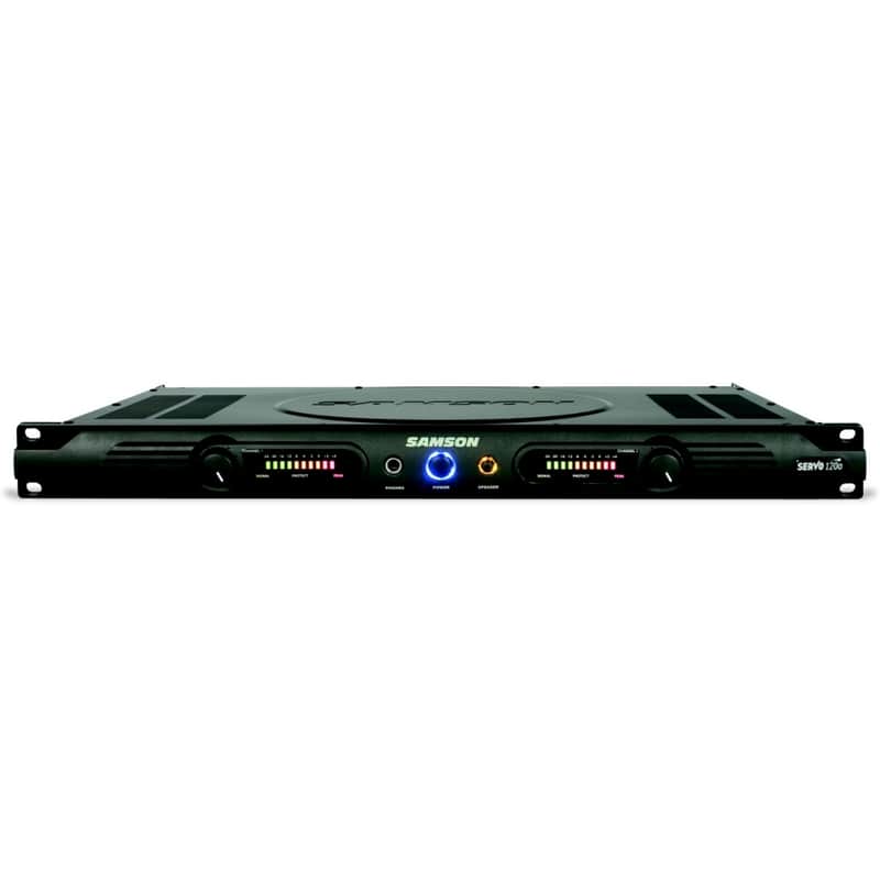 SAMSON SERVO 120A Rackmount 2 Space Studio Monitor Power Amplifier image 1