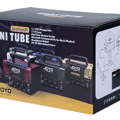 Joyo BanTamP Series AtomiC 20 Watt 12ax7 Mini Tube Head w Bluetooth Green image 5