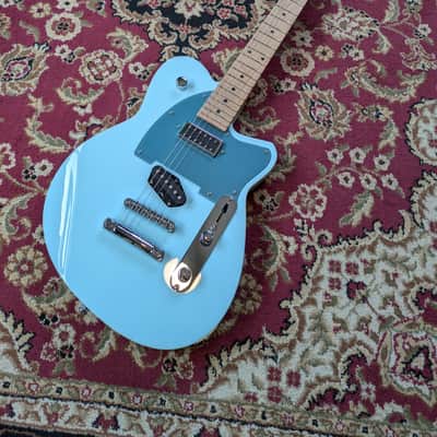 Reverend Buckshot Electric Guitar Chronic Blue Maple Neck #64228 image 2