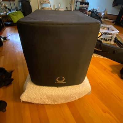 Turbosound iP2000 iNSPIRE Powered Column Speaker with Subwoofer 2010s - Black image 8