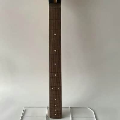 Black Headstock Maple Wood Guitar Neck with Rosewood Fingerboard image 6