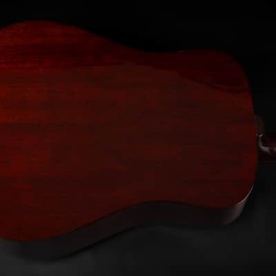2021 Guild USA D-40 Traditional - Antique Burst Nitro | USA All Solid Dreadnought Acoustic Guitar Adirondack Red Spruce Bracing African Mahogany Back & Sides | CoA OHSC image 11