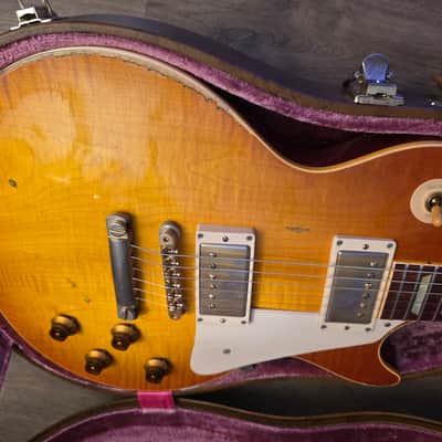 Gibson Custom Shop Gary Rossington '59 Les Paul Standard 2005 - Murphy Aged Sunburst Brazilian Board image 2