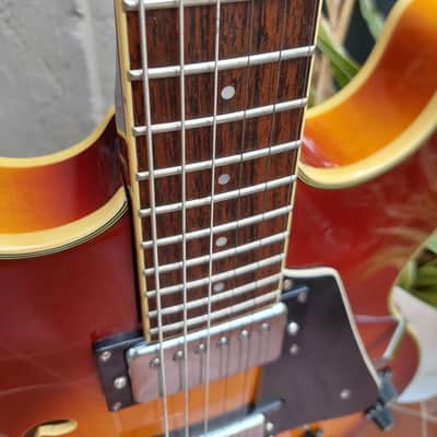 1986 Aria Pro II TA-40 Sunburst MI Korea ES-335 Style Jazz image 11