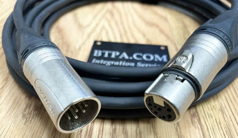 Best-Tronics Pro Audio Male to Female 6 Pin XLR 20 Feet image 1