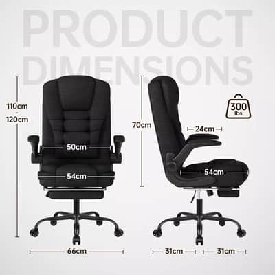 Music Studio Producer Chair – Ergonomic Big and Tall Recording Chair with Footrest, Adjustable Armrests, Breathable Mesh for Long Sessions image 4