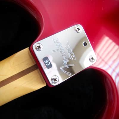 Fender American Lone Star Stratocaster HSS CAR Pearloid Guard HSS Seymour Duncan Pearly Gates Texas Specials OHSC Circa-1999-Candy Apple Red image 23
