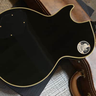 2022 Gibson Custom Shop 1954 Reissue Les Paul Custom 70th Anniversary Electric Guitar Black Ebony + COA OHSC image 13
