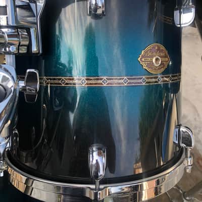 SHELLS ONLY Tama starclassic early 2000 - blue galaxy sunburst image 8