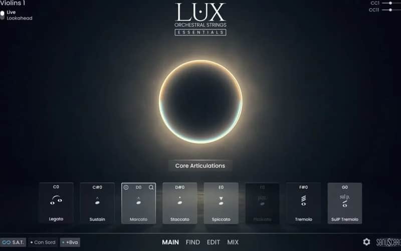 Sonuscore LUX Orchestral Strings Essentials (Download) <br> image 1