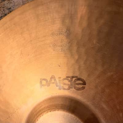 Vintage Paiste SOUND CREATION 18” SHORT CRASH Light Ride 1604 g Unique Bell! Smooth Mellow Controlled! Rare! image 3