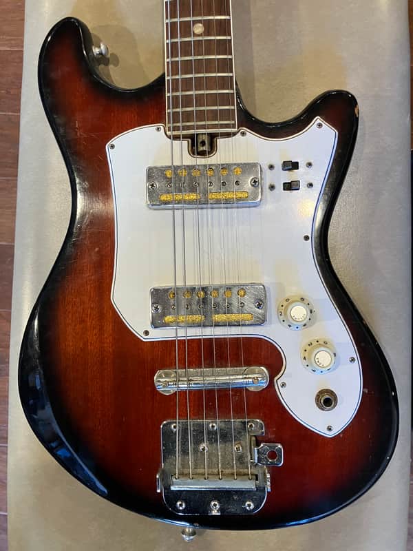 Teisco Prestige Solidbody 1960s - Sunburst image 1