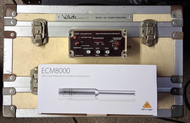 White Model 140 audio analyzer with new mic, multiplexer mic preamp and 29 page manual calibrated 8/19/26 image 1
