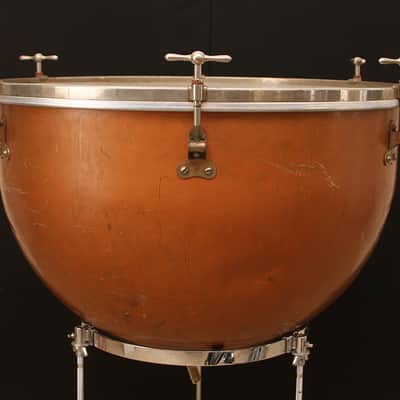 Vintage Copper Kettle Drum 27-1/4" Timpani Tympani - Ludwig ? image 8