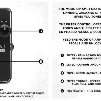 Keeley Moon Op-Amp Fuzz Effects Pedal image 4