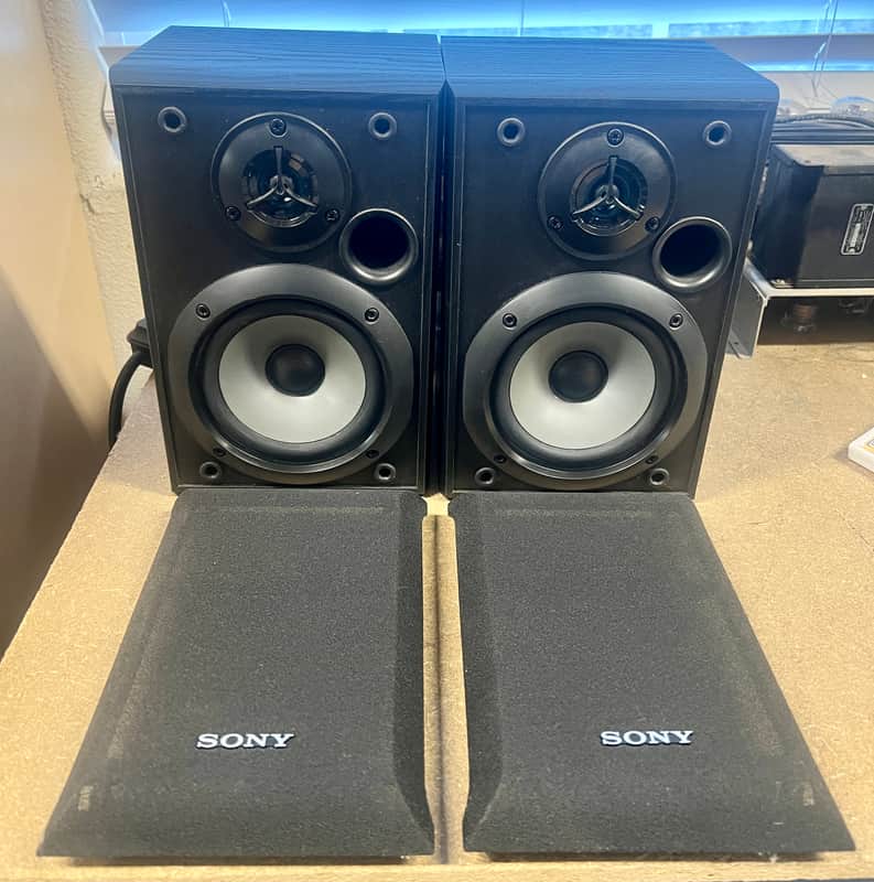 Sony SS-B1000 Bookshelf Speakers; Black Set of 2 image 1