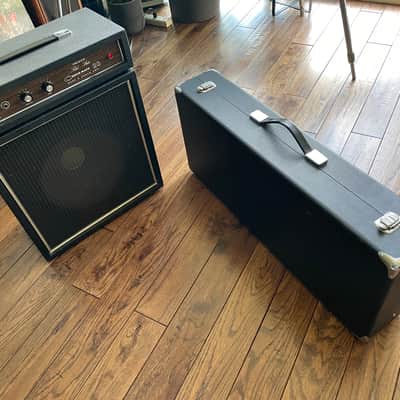 See Video! Vintage 1960s Teisco Checkmate 23 Bass + Organ Amplifier vox farfisa image 9