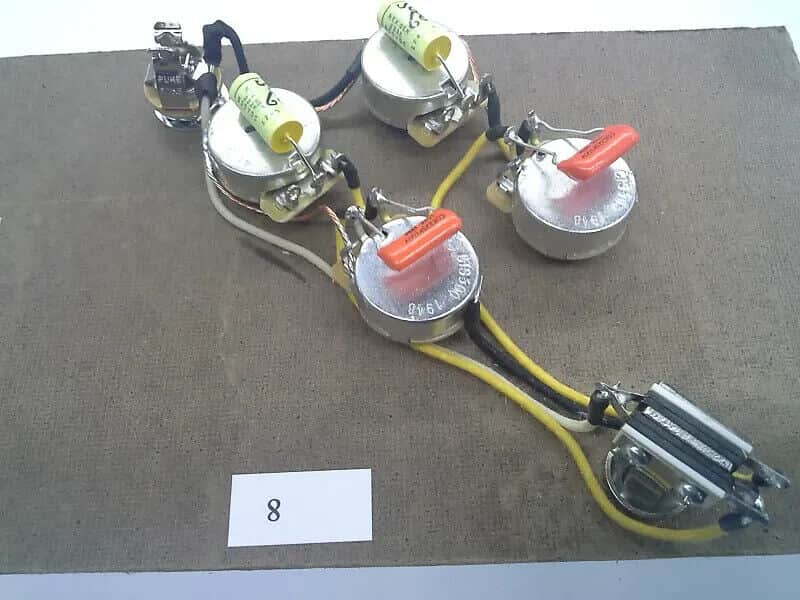 SG Style Electric Guitar 3-way Wiring Harness w/Sozo Caps - Free USA Shipping image 1