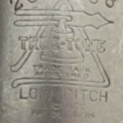 Buescher True-Tone Low Pitch Series IV Alto Sax 1929 Silver (with case) image 5