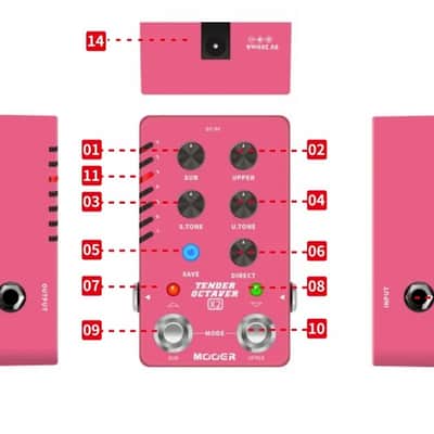Mooer Tender Octaver x2 Dual Channel Pedal,price include the import duty for US buyer image 7