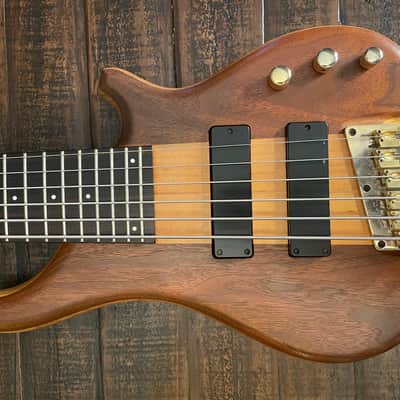 Tune Zi-III 6 String Bass Les Claypool Vintage Made in Japan 1991 Natural Walnut image 10