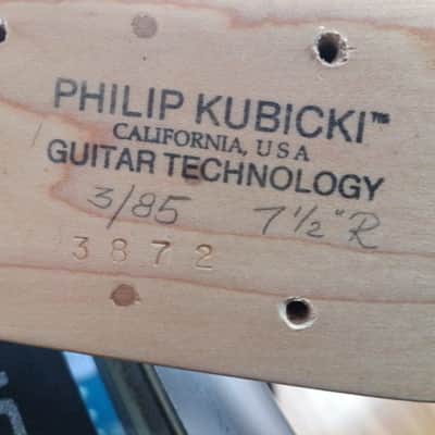 1985 Kubicki Jazz Bass Natural w/ active image 7