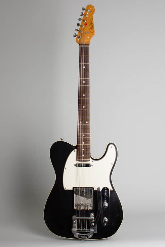 J.W. Black  Telecaster Custom Owned and Used by Bill Frisell Solid Body Electric Guitar, ser. #JWB-121, black gig bag case. image 1