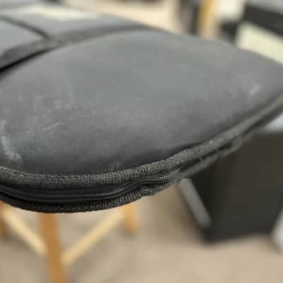 Gibson USA Logo Padded Soft Case Gig Bag Black Exterior / Dark Blue Interior image 9
