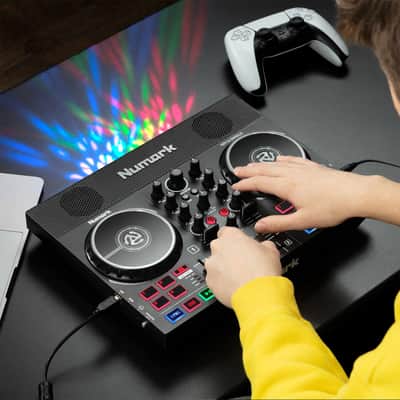Numark Party Mix Live Built In Light Show & Speakers DJ Controller w Case image 9