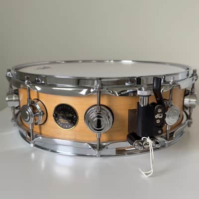 Rare 4.5x14" DW Craviotto Solid Shell Maple Snare Drum image 15