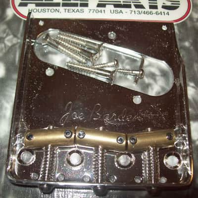 Genuine Joe Barden Custom Vintage Style Tele Bridge - NICKEL
