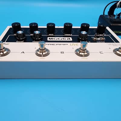 Mooer Preamp LIVE Guitar Effect Modeling Pedal 12 Channel Amp Cab Sim IR Bass image 10