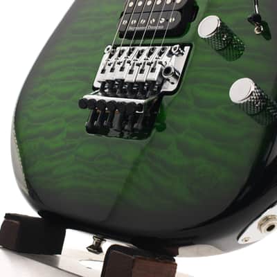 Charvel MJ San Dimas Style 1 HSH FR PF QM 2026 Transparent Green Burst 3842gr image 5