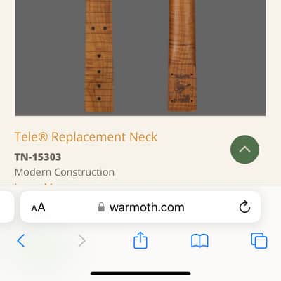 Warmoth Neck image 3